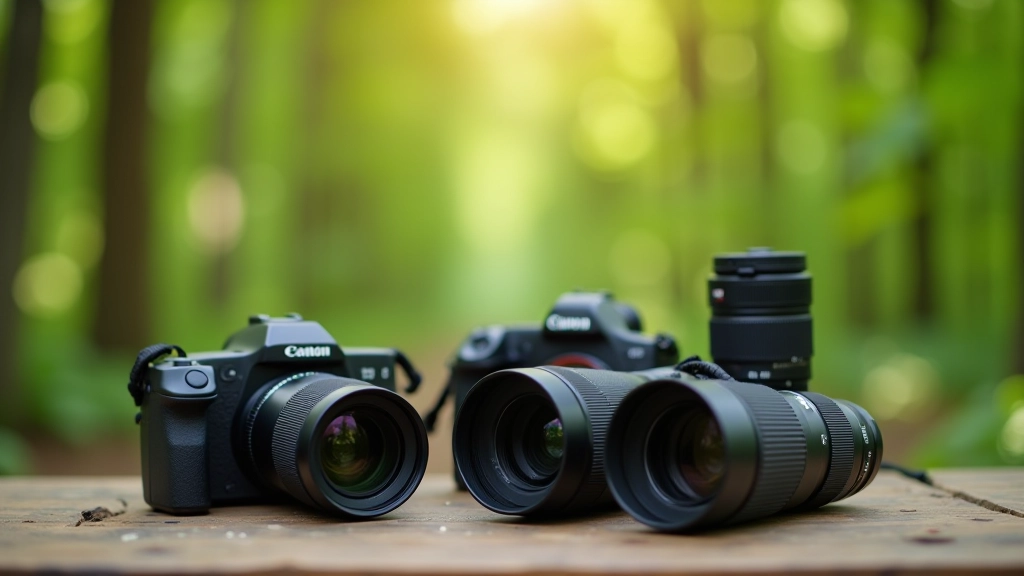 Linnuoptiika teleskoop ja fotokaamerad, fotograafi varustus looduses