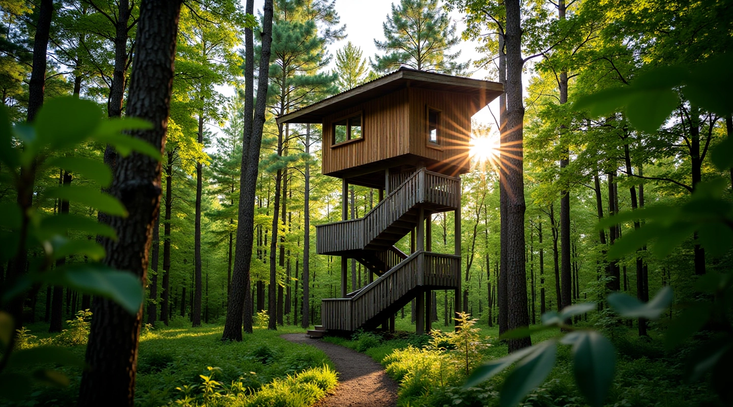 Pesapuu vaatetorn Võru metsades